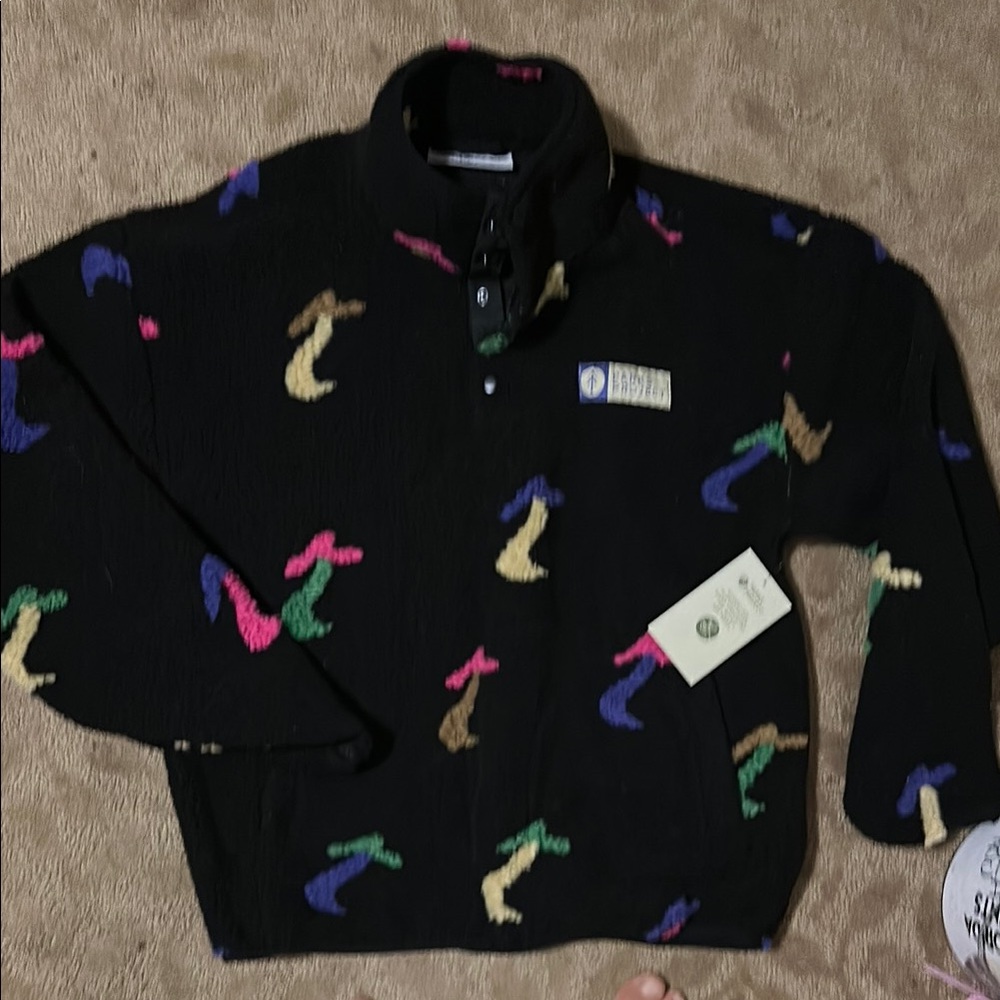 Parks Project high pile Pullover with Multicolor Accents